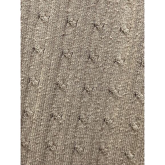 Bolle Golf Pullover Sweater Vest Mens Large Tan‎ Black Embroidered Cable - Picture 7 of 7